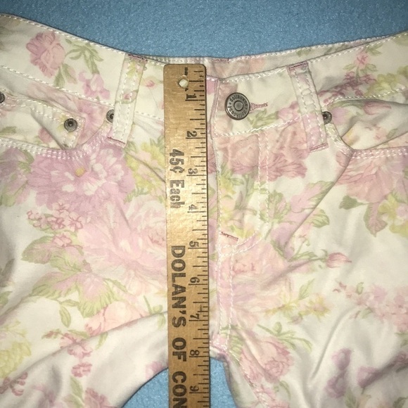 DOLLHOUSE crazy sexy cool Twiggy floral print straight leg size 7 - Picture 9 of 11